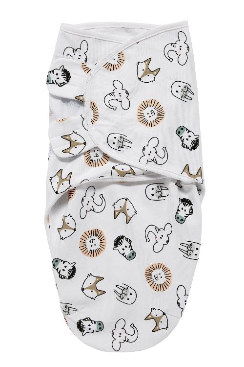 Inbakeren Meyco Baby Swaddle, 4 - 6 maand | Animal