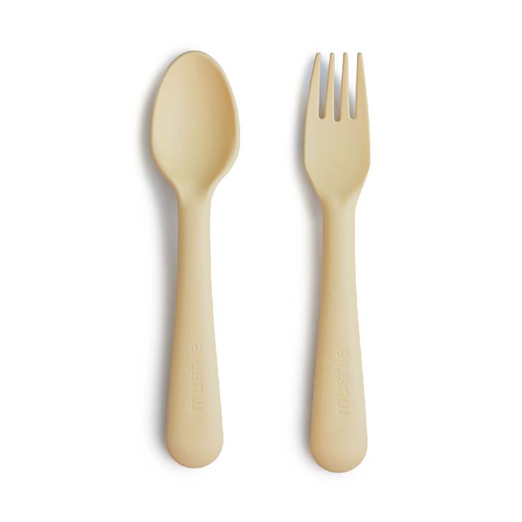 Bestek Mushie Fork & Spoon, lepel/vork