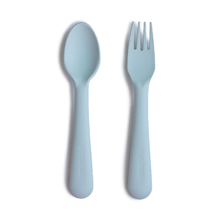 Bestek Mushie Fork & Spoon, lepel/vork