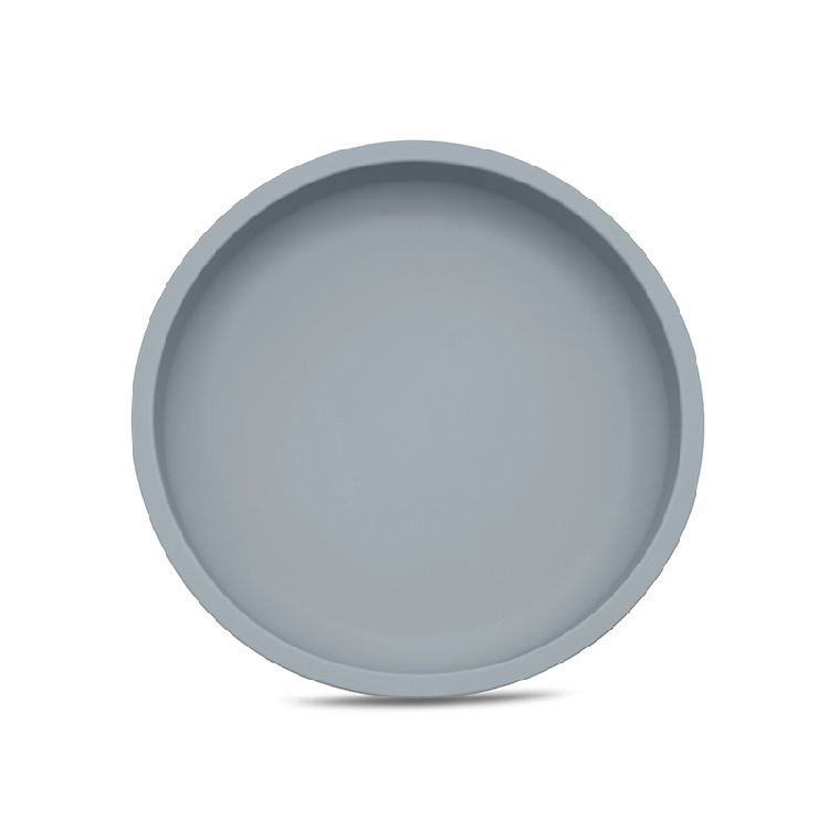 Bord Tryco Round Plate, plat bord | Silicone dusty blue