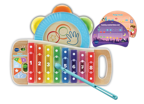 Muziekinstrument Vtech 2 in 1 Regenboogxylofoon