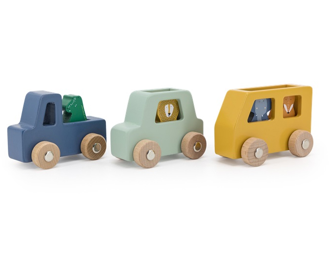 Voertuigen Trixie Animal car set, auto | Playtime