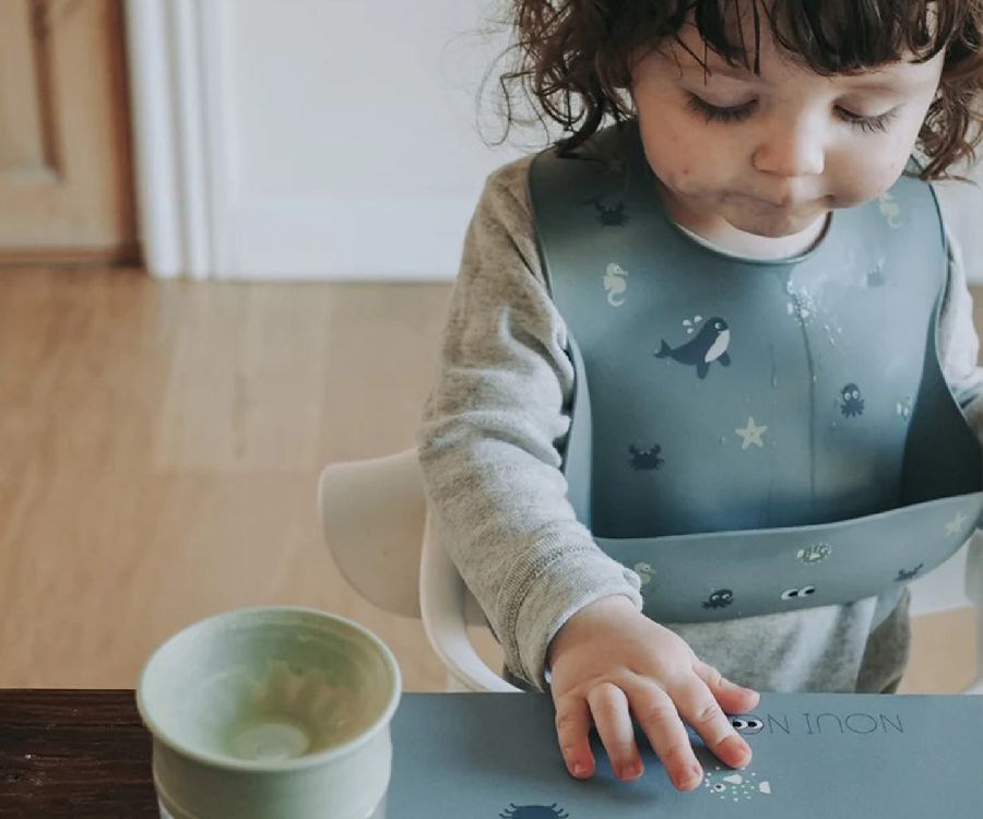 Slabbetje Noui Noui Silicone Bib | Wild Ocean