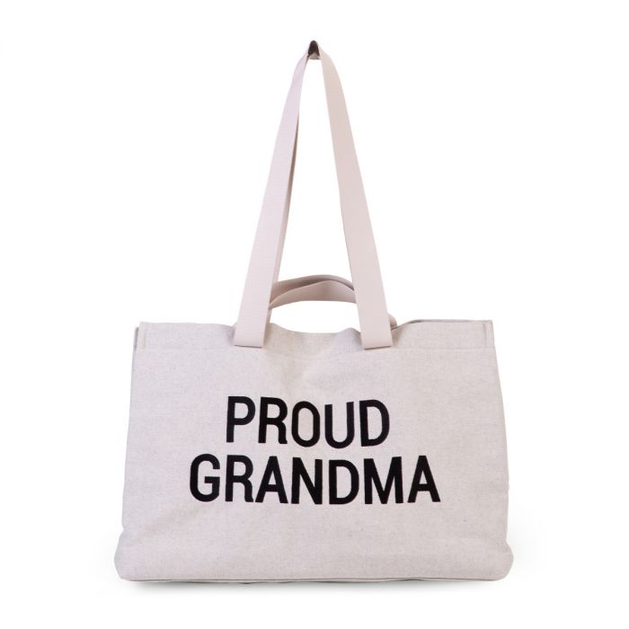 VERZORGINGSTAS Childhome Grandma Bag, reistas zonder luiermat | Canvas white