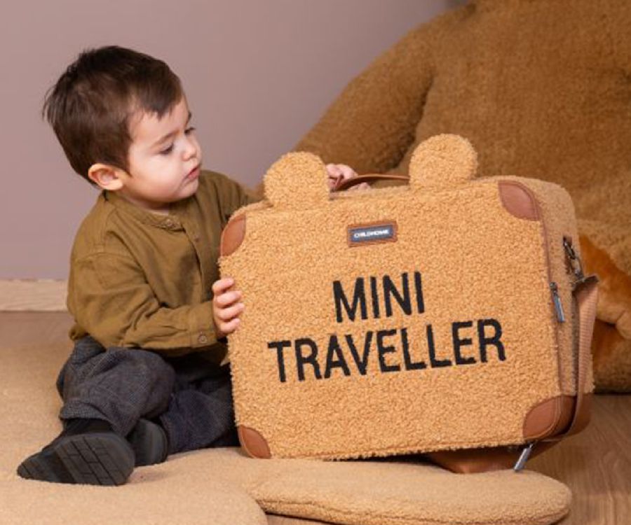 Reiskoffer Childhome Mini Traveller | Teddy beige