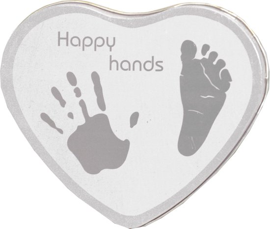 Plaaster afdruk Happy Hands Heart shape, reliëf afdruk