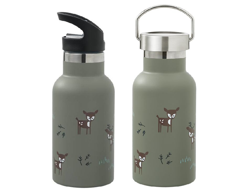 Drinkfles/thermosfles FRESK Nordic Flask | Deer olive