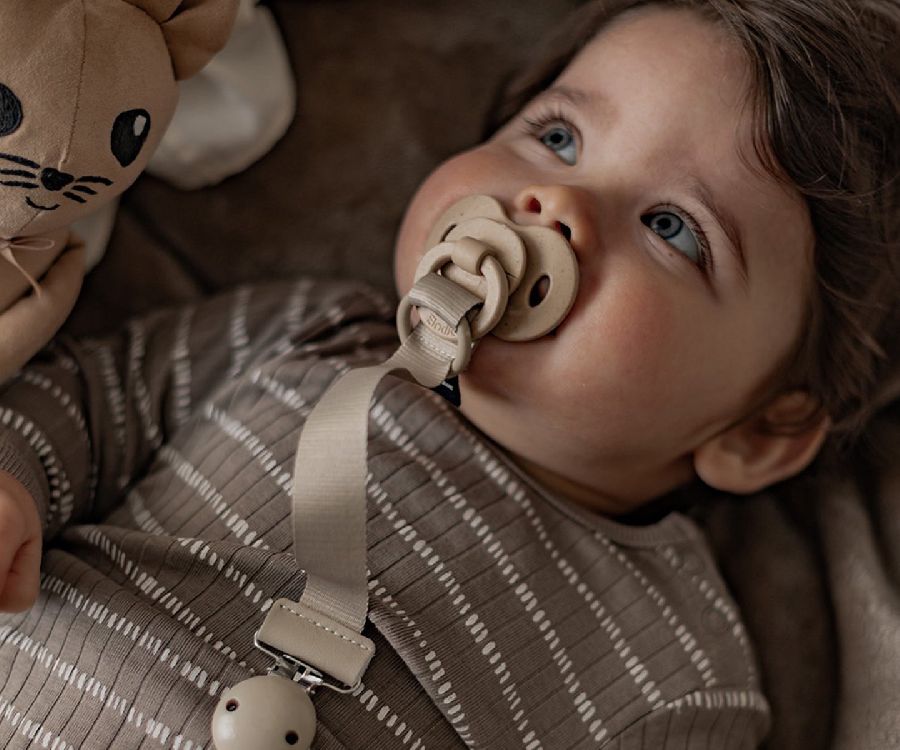 Fopspeenketting Elodie Details Pacifier Clip Wood