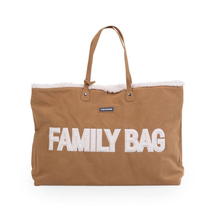 VERZORGINGSTAS Childhome Family Bag, reistas zonder luiermat | Suede Look