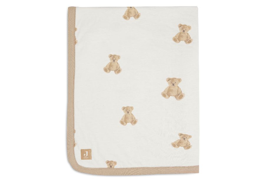 Deken Jollein, geschikt voor babybed 60x120/babybed 70x140 | Teddy Bear