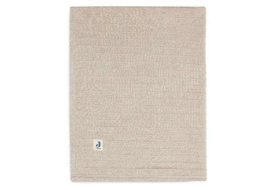 Deken Jollein, geschikt voor babybed 60x120/babybed 70x140 | Pure Knit nougat