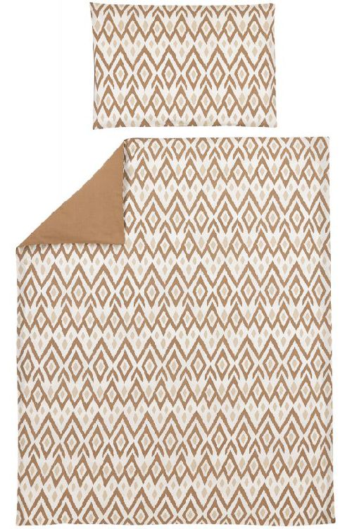 Donsovertrek Meyco Baby, geschikt voor babybed 60x120/babybed 70x140 | Ikat