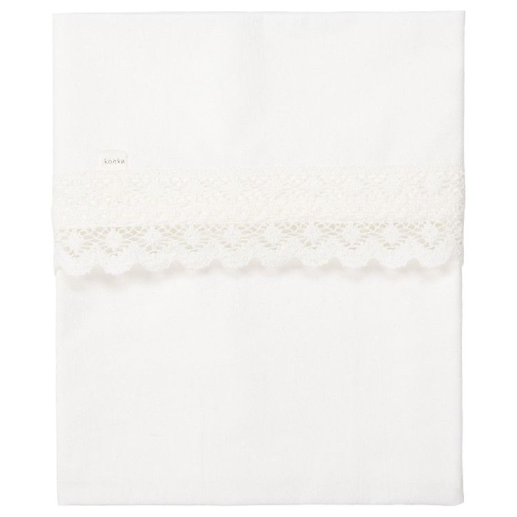 Laken Koeka, geschikt voor babybed 60x120/babybed 70x140 | Crochet