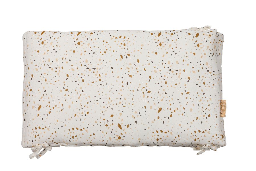 Tochtkussen Pericles, geschikt voor babybed | Sprinkles taupe