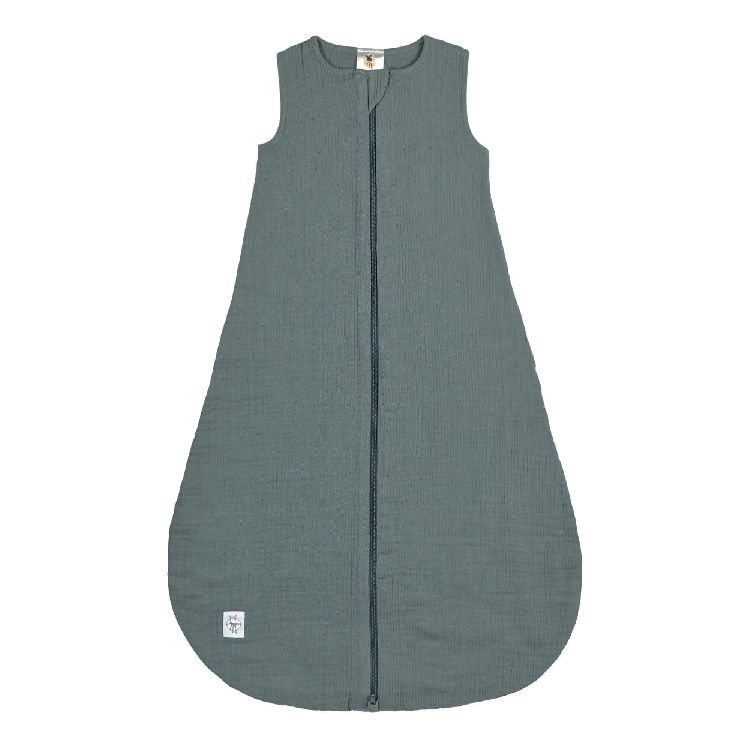 Slaapzak Laessig, 0/3 maanden, 1.0 TOG | Muslin petrol green