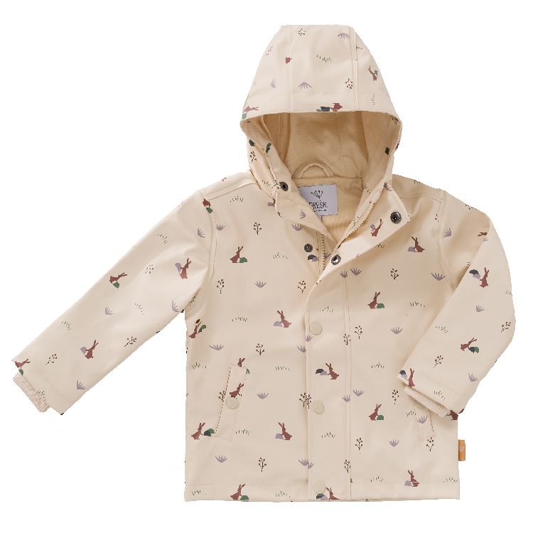 Jas FRESK Raincoat | Rabbit sandshell