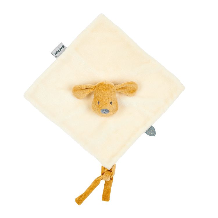 Knuffel Nattou Doudou Charlie the dog, knuffeldoek / doudou | Charlie