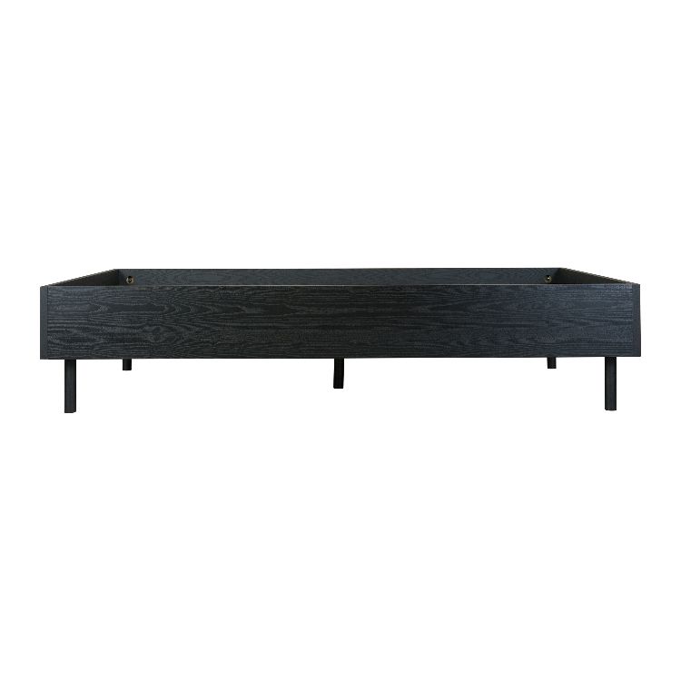 Bed Quax, Hai No Ki Black Ash, Hai No Ki Black Ash 90x200, eenpersoonsbed