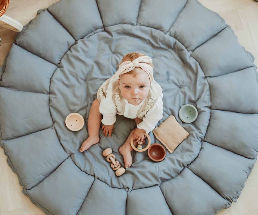 Speeltapijt zonder speelboog Play & Go 3-in-1 Playmat | Bloom