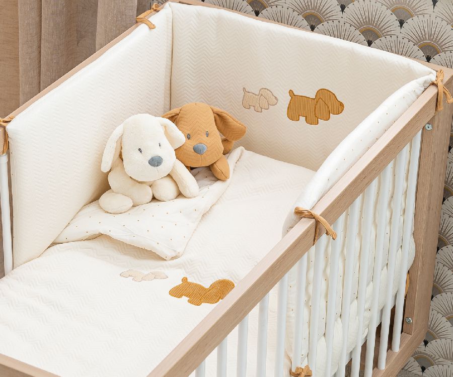 Tochtkussen Nattou Bed bumper, geschikt voor babybed | Charlie