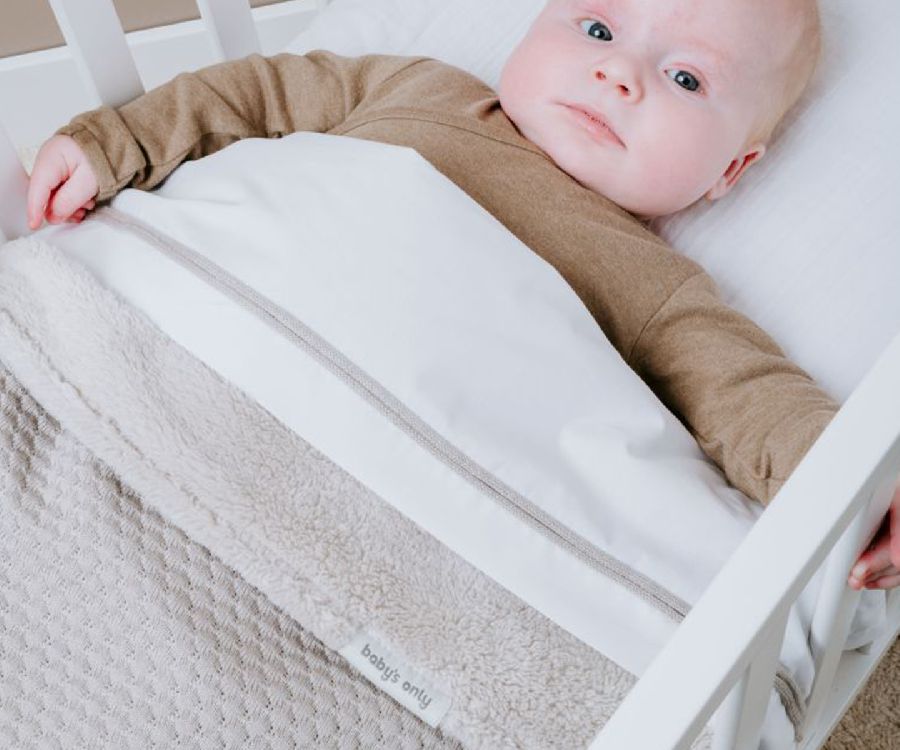 Deken Baby's Only, geschikt voor babybed 60x120/babybed 70x140 | Sky urban taupe