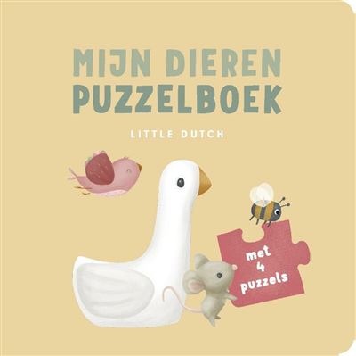 Interactief boek Mercis Publishing Mijn Dieren Puzzelboek | puzzelboek