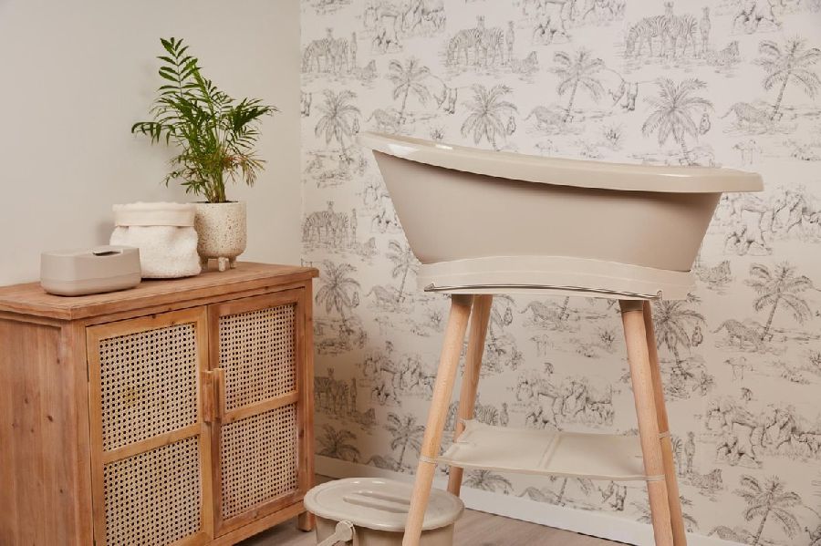 Badstaander Bébé-Jou Bath stand Sense, geschikt voor Bébé-Jou Baby bath Sense | Taupe