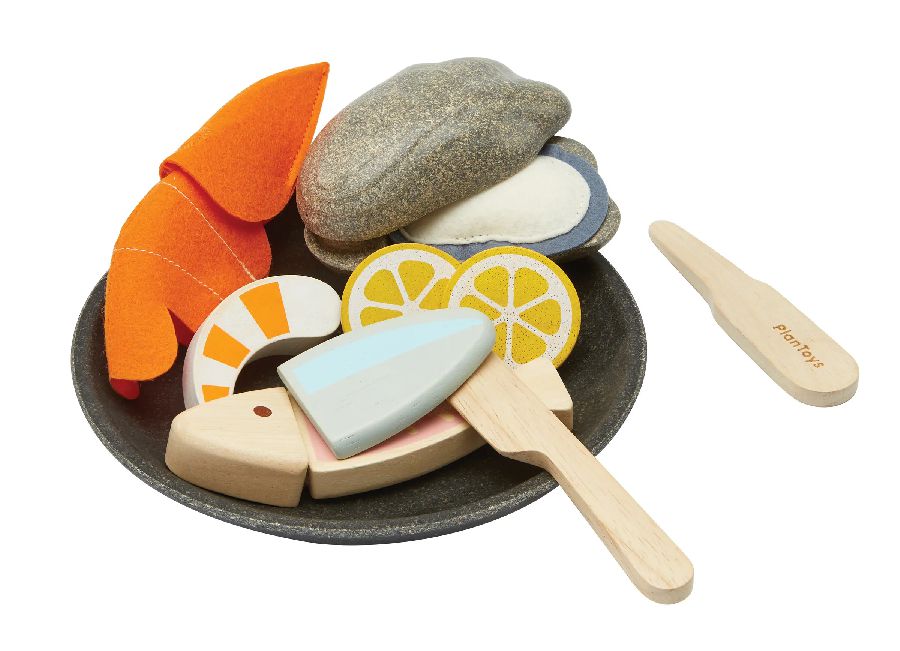 Keuken/huishoudgerei Plan Toys Seafood Platter