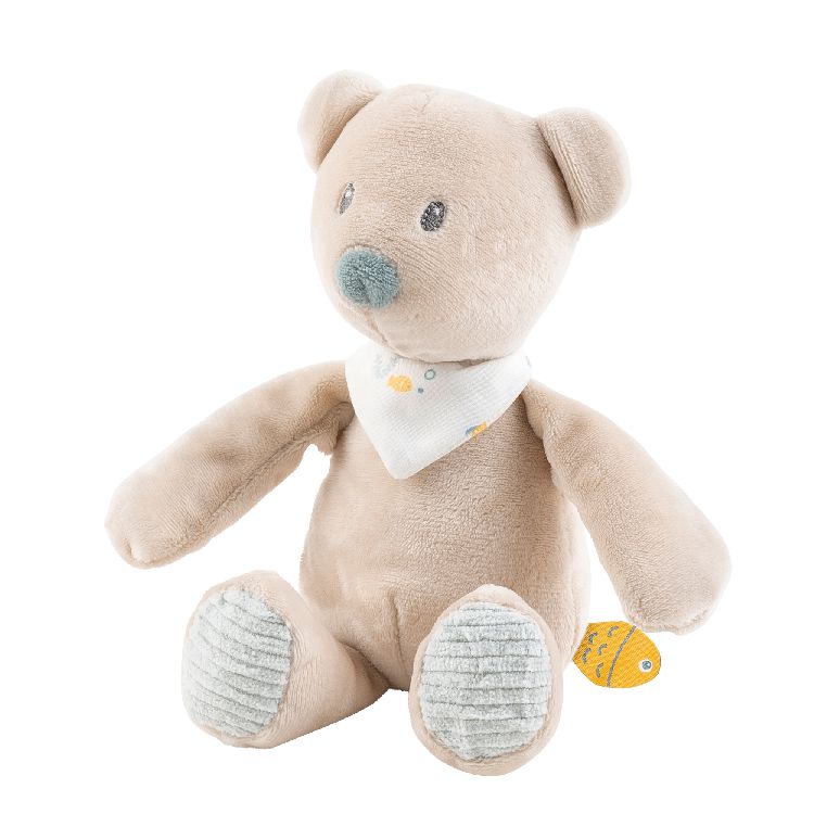 Knuffel Nattou Mini cuddly rattle Jules the bear, pluche knuffel | Romeo, Jules & Sally