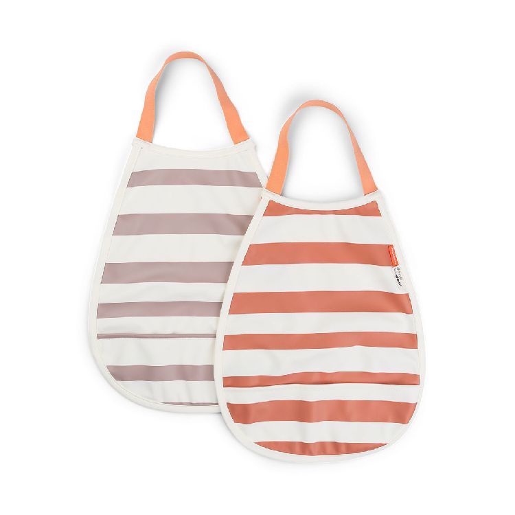 Slabbetje Done by Deer Stripes | Pull-Over Bib 2-Pack