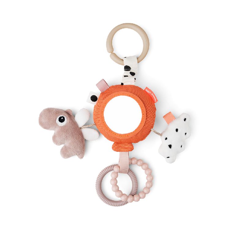 Speelgoed voor de maxi-cosi Done by Deer Happy Clouds | To Go Activity Mirror