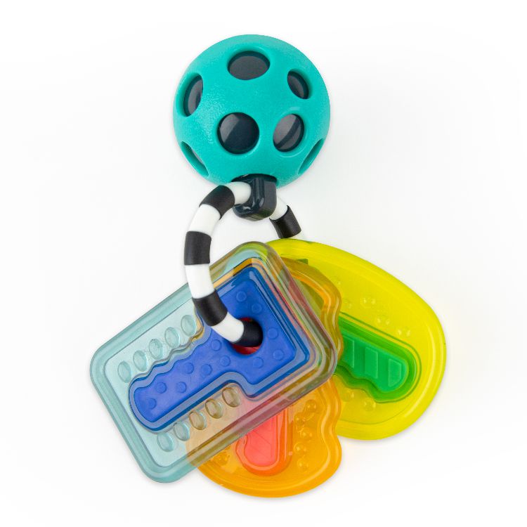 Rammelaar/bijtring Sassy Drive n' drool keys | Sensory Toys