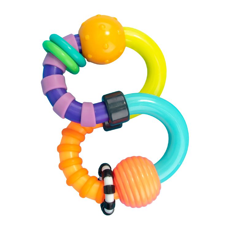 Rammelaar Sassy Twist-a-roo rattle | Sensory Toys