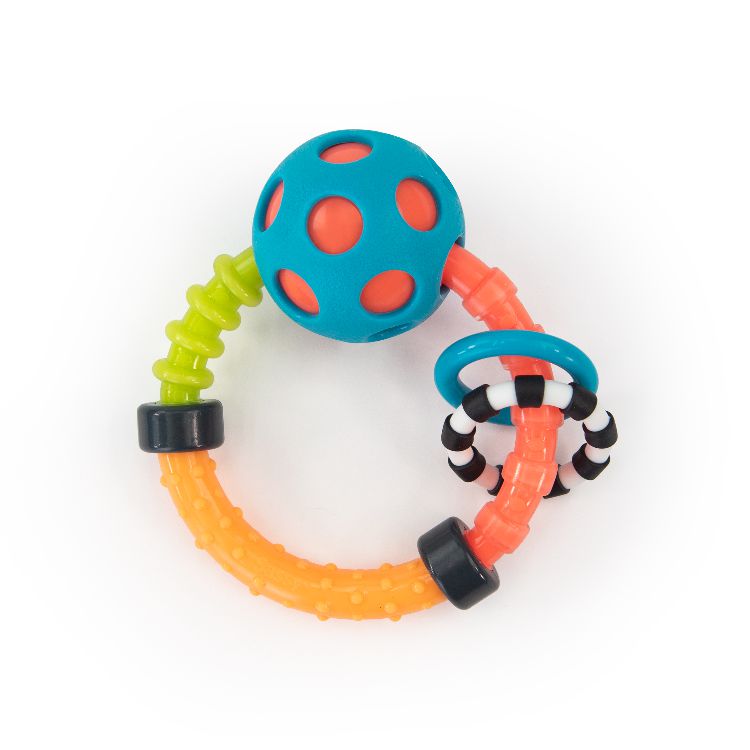 Rammelaar Sassy Bend & flex ring rattle | Sensory Toys