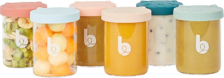 Bewaarpotje Babymoov Isy Bowls, 6 stuk(s)