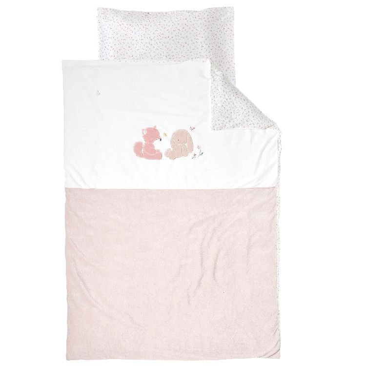 Donsovertrek Nattou Duvet cover with pillow case, geschikt voor babybed 60x120/babybed 70x140 | Alice & Pomme