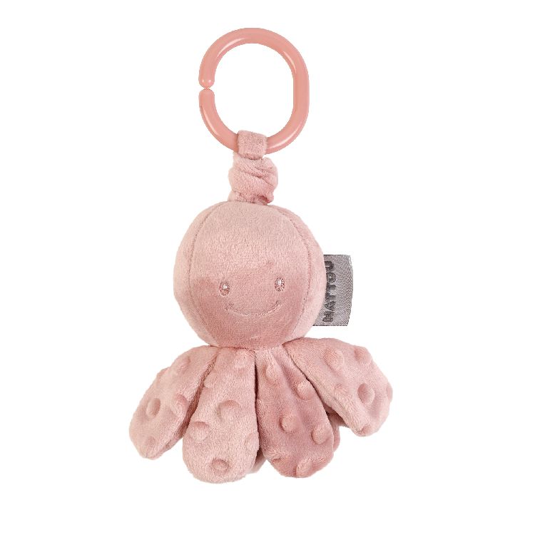 Speelgoed voor de maxi-cosi Nattou Vibrating Octopus | Lapidou old pink