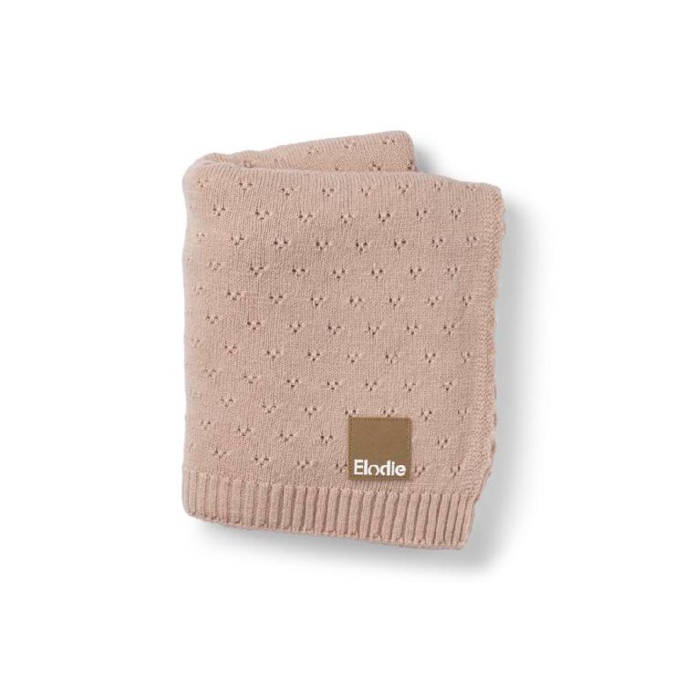 Deken Elodie Details Pointelle blanket, geschikt voor wieg/draagmand/park