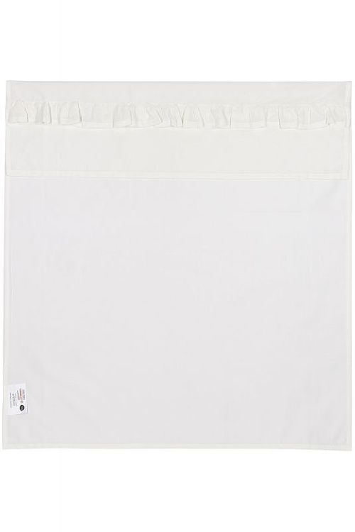 Laken Meyco Baby, geschikt voor wieg/draagmand/park | Ruffle offwhite