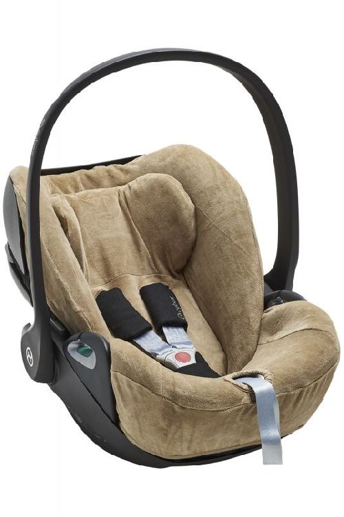 Autostoel hoes Meyco Baby, geschikt voor Cybex Cloud Z2 i-Size/Cloud Z2 i-Size Plus | Velvet taupe