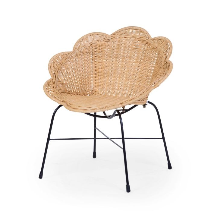 Kinderzetel Childhome, Rattan Flower Chair, eenzit