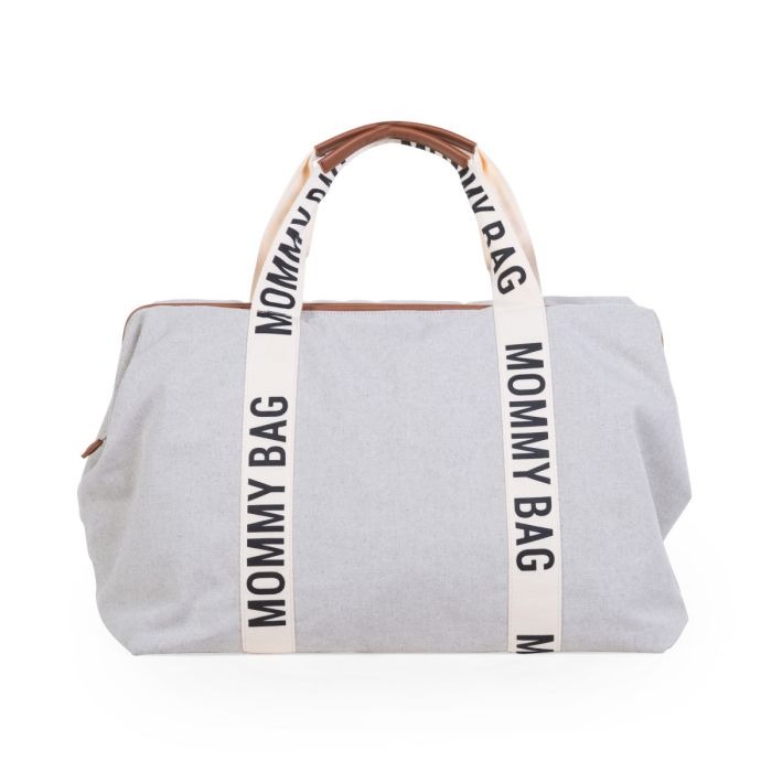 Verzorgingstas Childhome Mommy Bag, draagtas met luiermat | Signature Collection offwhite