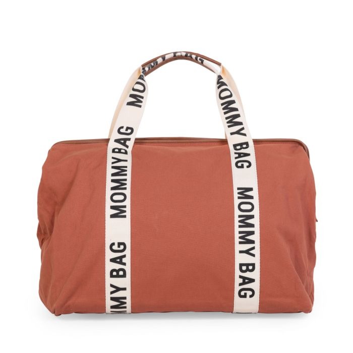 Verzorgingstas Childhome Mommy Bag, draagtas met luiermat | Signature Collection terracotta