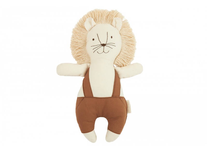 Knuffel Nobodinoz Gardener Lion, pluche knuffel