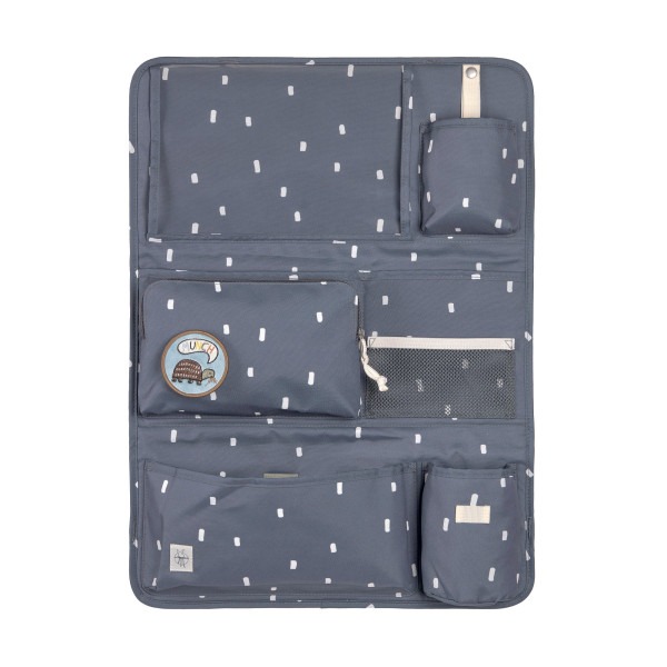 Organiser voor in de wagen Laessig Car Wrap-to-Go | Happy Prints midnight blue