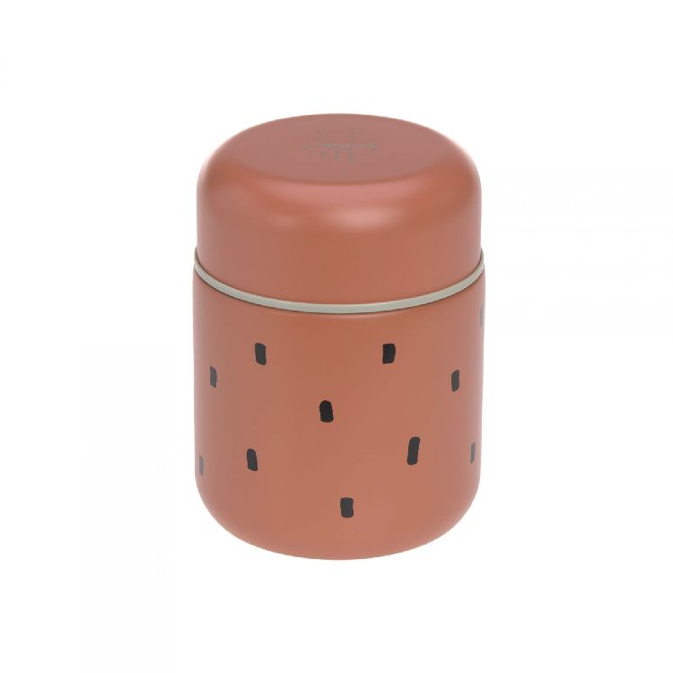 Thermos pot / food jar Laessig Food Jar Medium | Happy Prints caramel