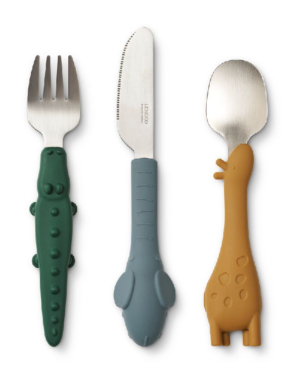 Bestek Liewood Tove Cutlery Set, lepel/vork/mes