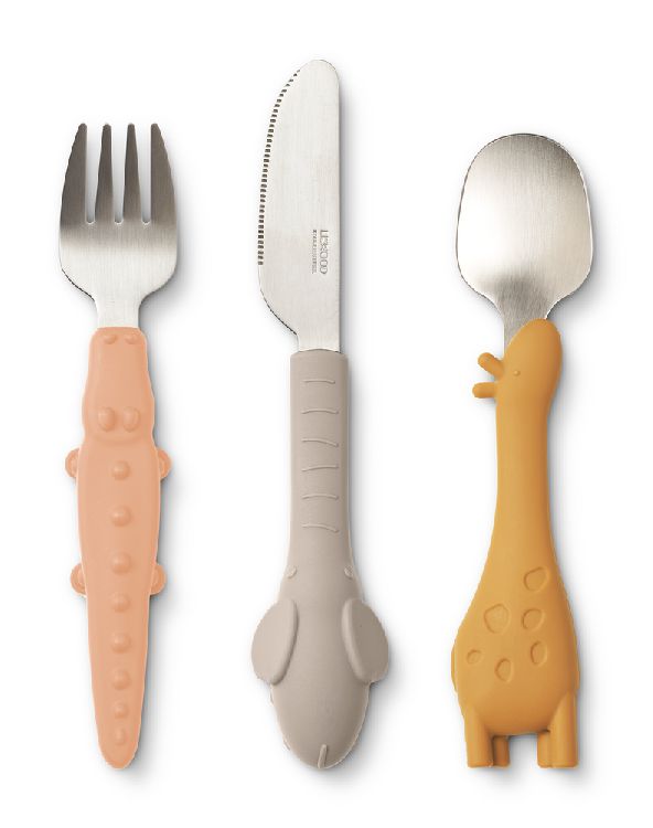 Bestek Liewood Tove Cutlery Set, lepel/vork/mes