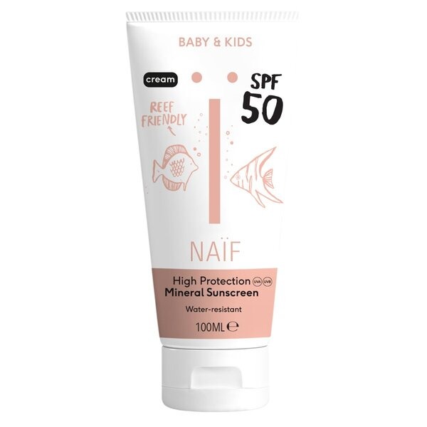 Zonneproduct Naif Sunscreen Cream, SPF 50