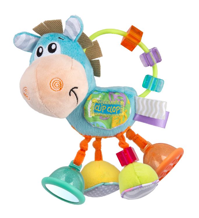 Rammelaar PLAYGRO Activity Rattle Clip Clop | Soft